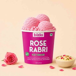 Rose Rabri Ice Cream