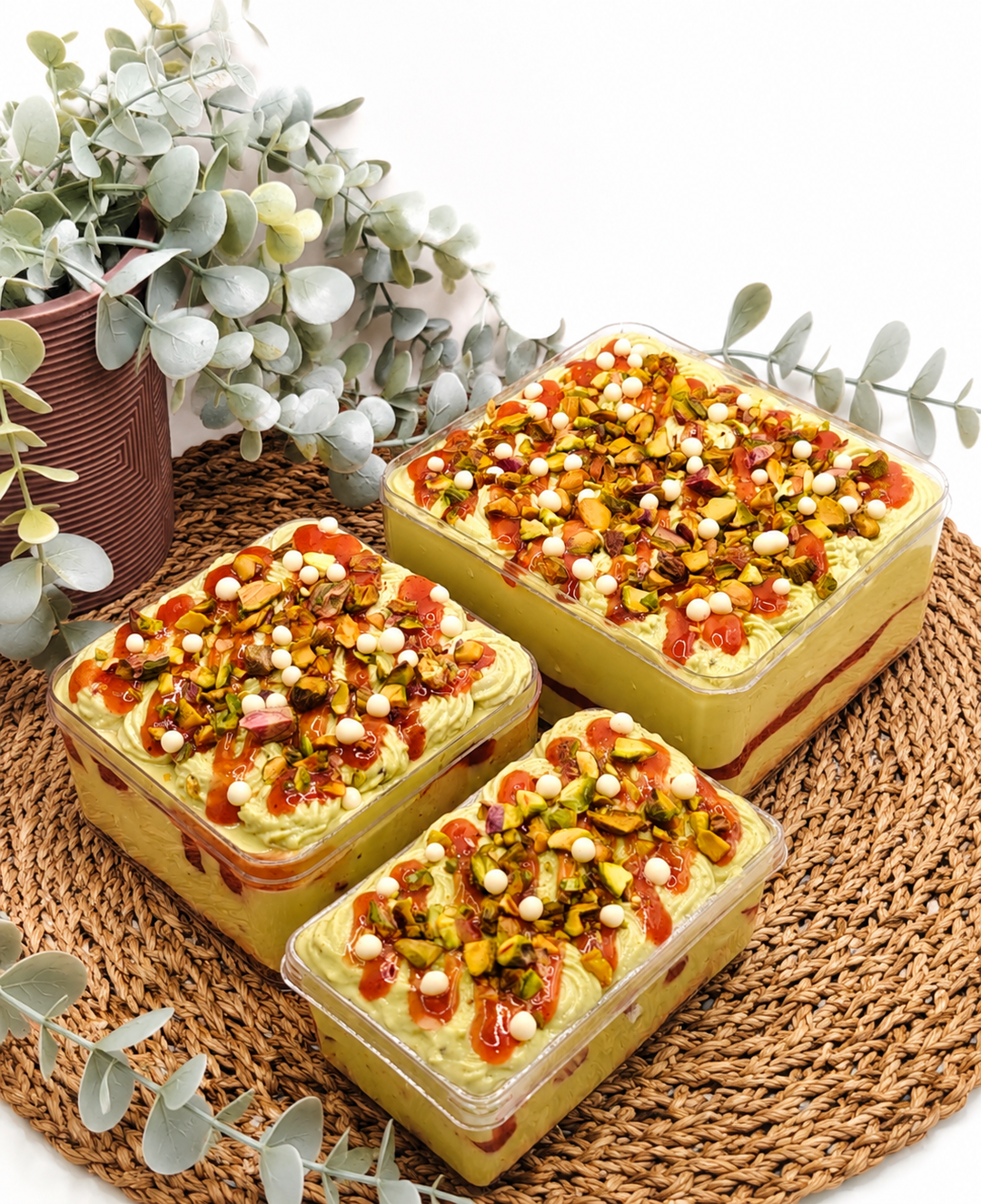 Strawberry Pistachio Tiramisu