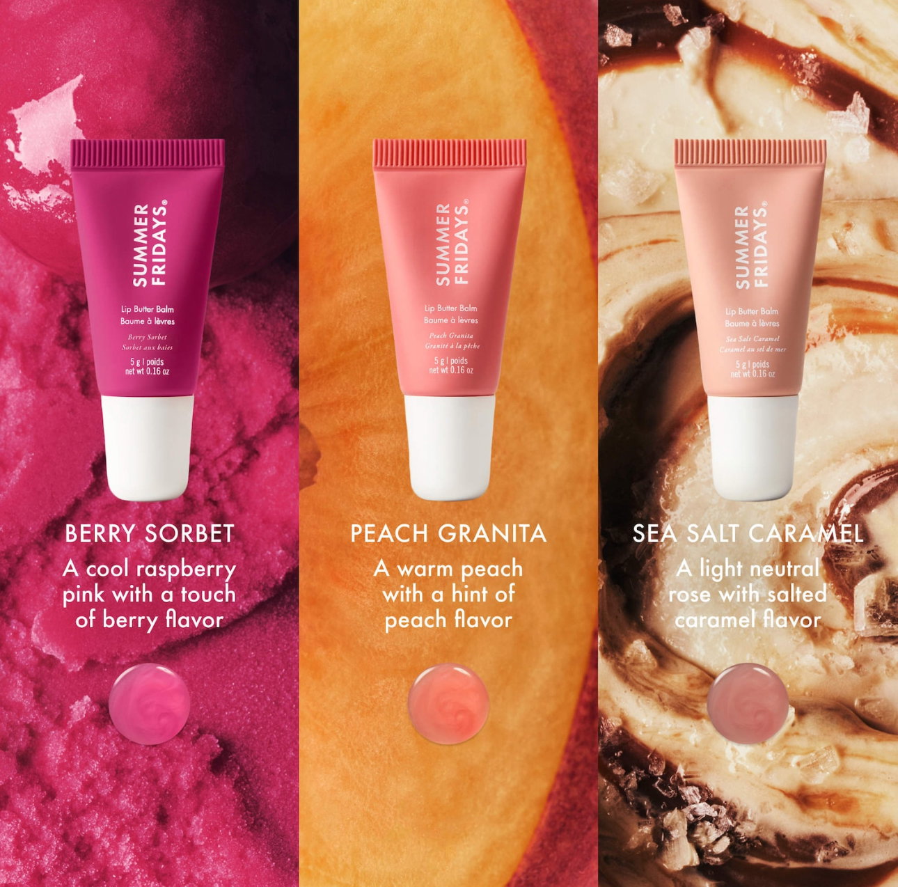 Summer Fridays - The Sweet Summer Minis Lip Butter Balm Trio Set_1