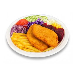 Schnitzel la farfurie