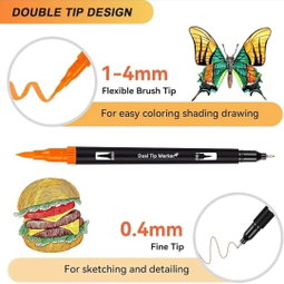 100 Piece Dual Marker Book Set