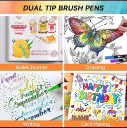 100 Piece Dual Marker Book Set