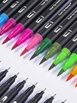 100 Piece Dual Marker Book Set
