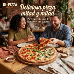 Mita y Mita Pizza / Half-and-Half Pizza 🍕🍕