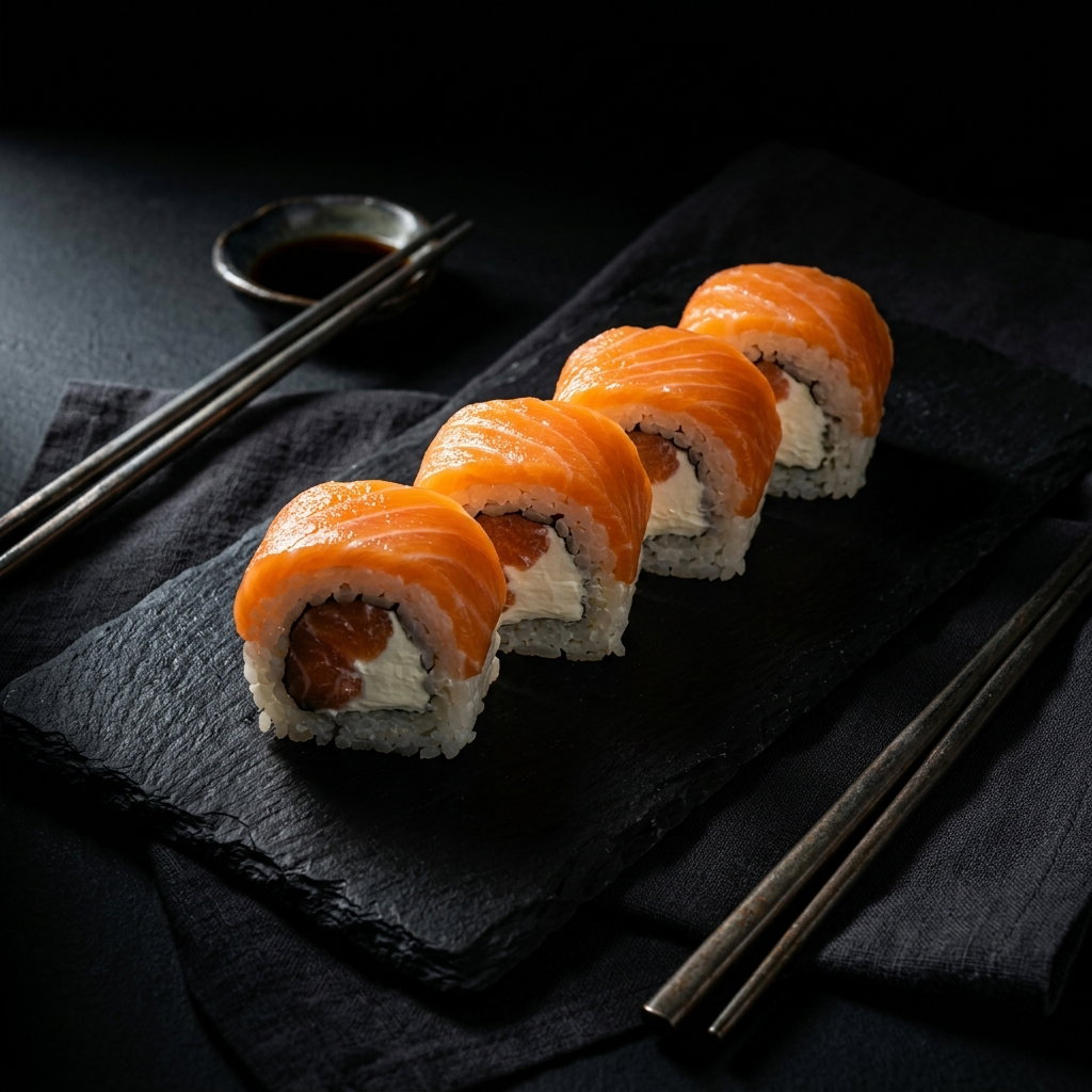 Double Salmon Cheese Roll (4pcs)_0