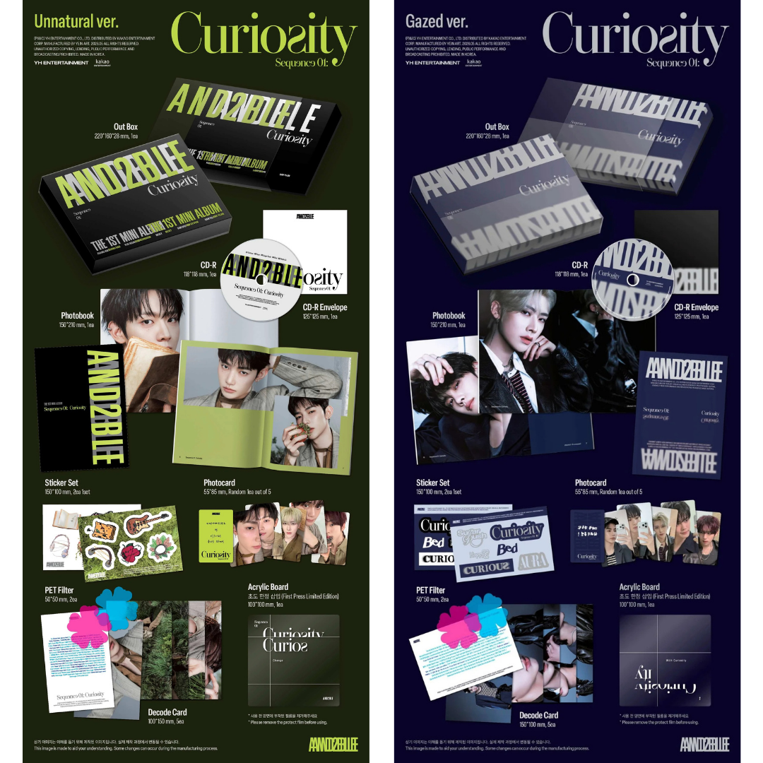 AND2BLE - 1ST MINI ALBUM [SEQUENCE 01 : CURIOSITY] PB Ver._1