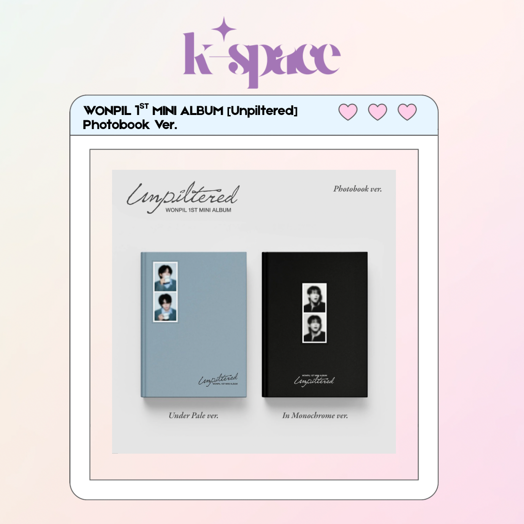 WONPIL 1ST MINI ALBUM [Unpiltered] Photobook Ver.