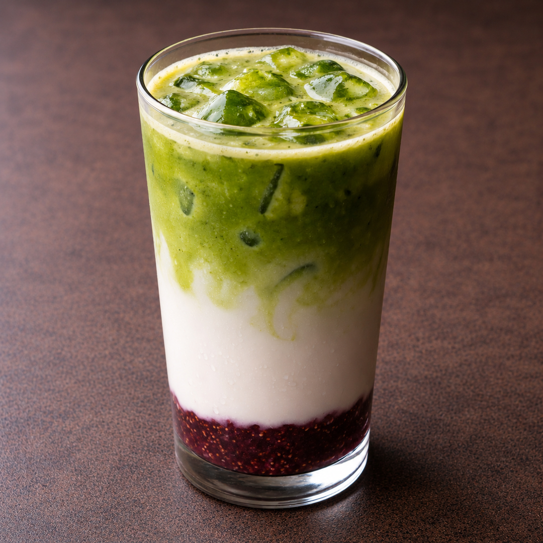 Fig Matcha Latte (Iced only)