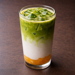 Peach Matcha Latte (Iced only)