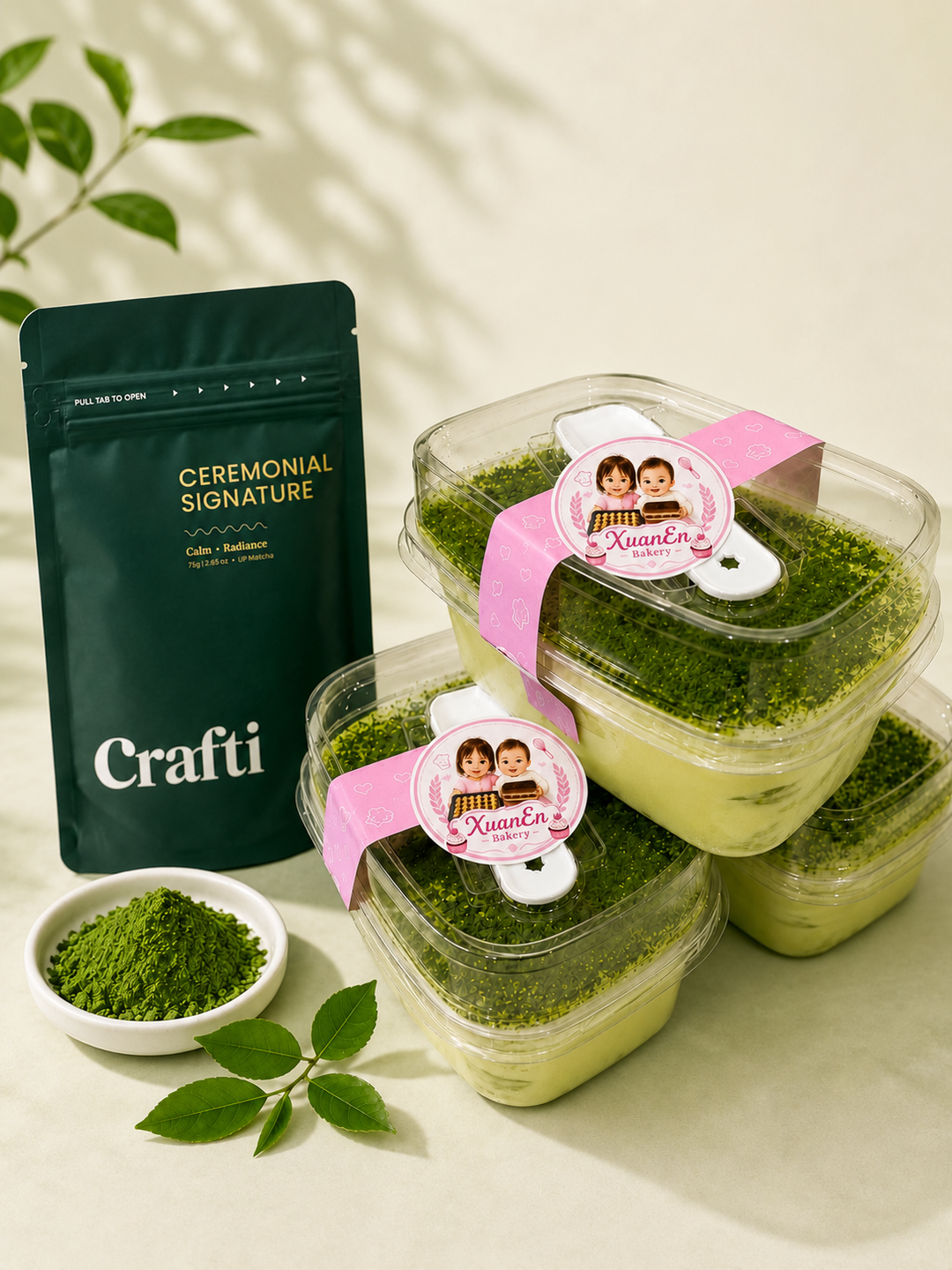 Matcha Tiramisu (Non-Alcohol)