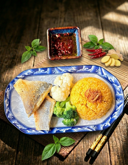 SEABASS WOK WITH LIGHT GINGER SAUCE