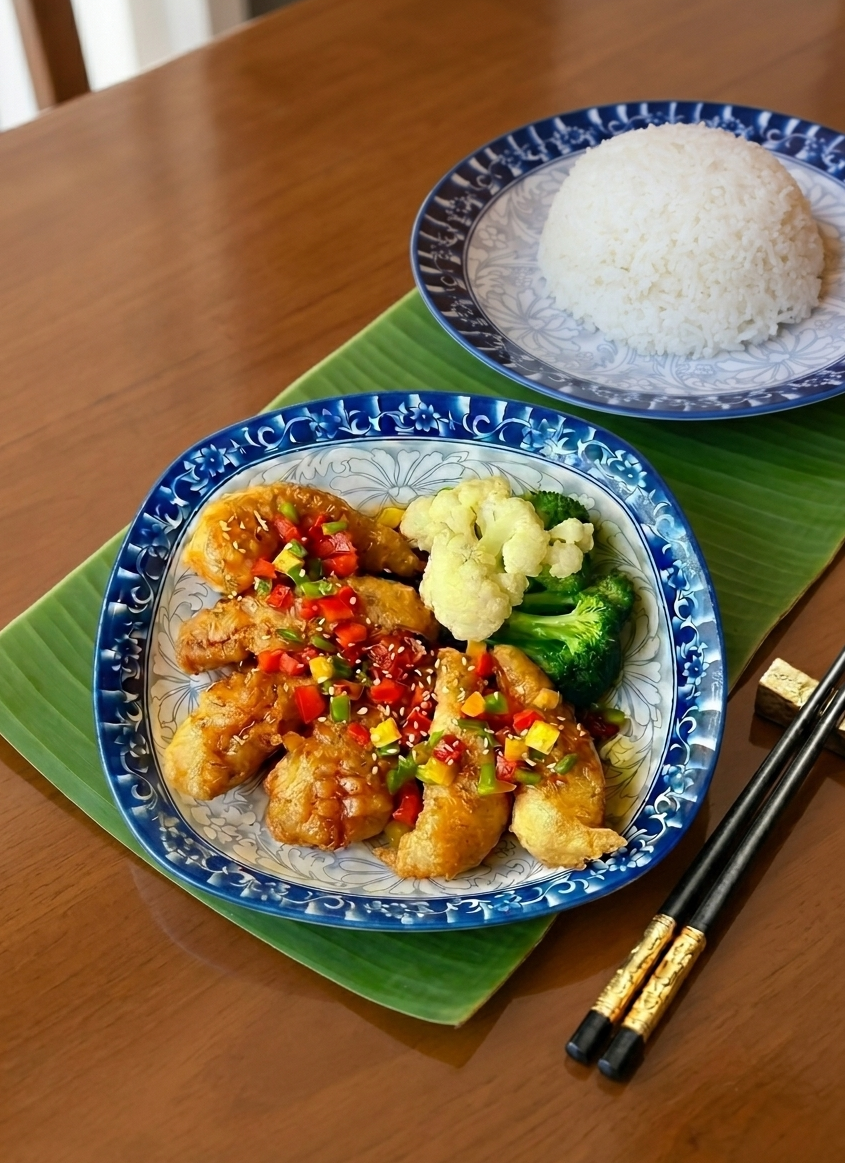 King Prawns With Tamarind Sauce
