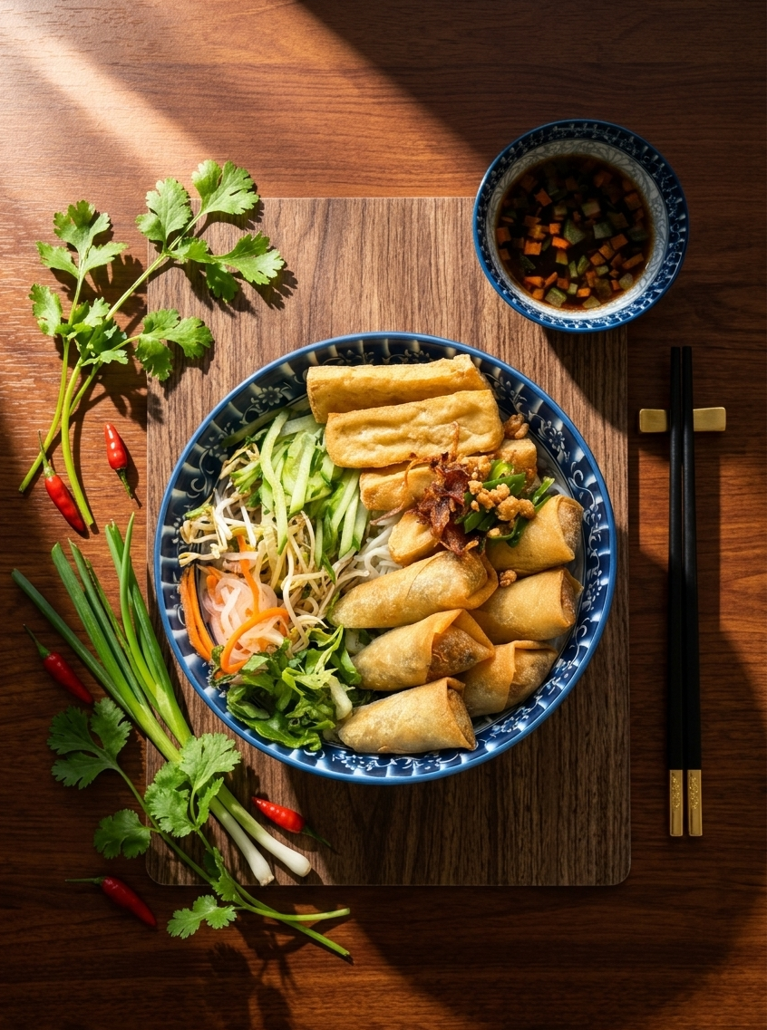  Vegan Noodles - Bún Chả Chay