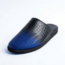 Two-Tone Leather Mules