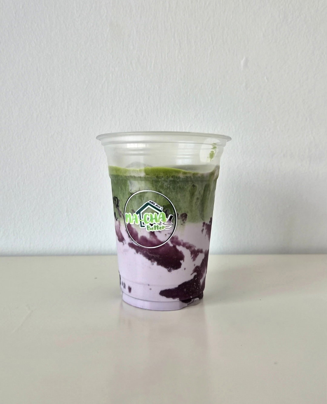 Taro Matcha Latte 