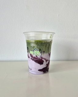 Taro Matcha Latte 