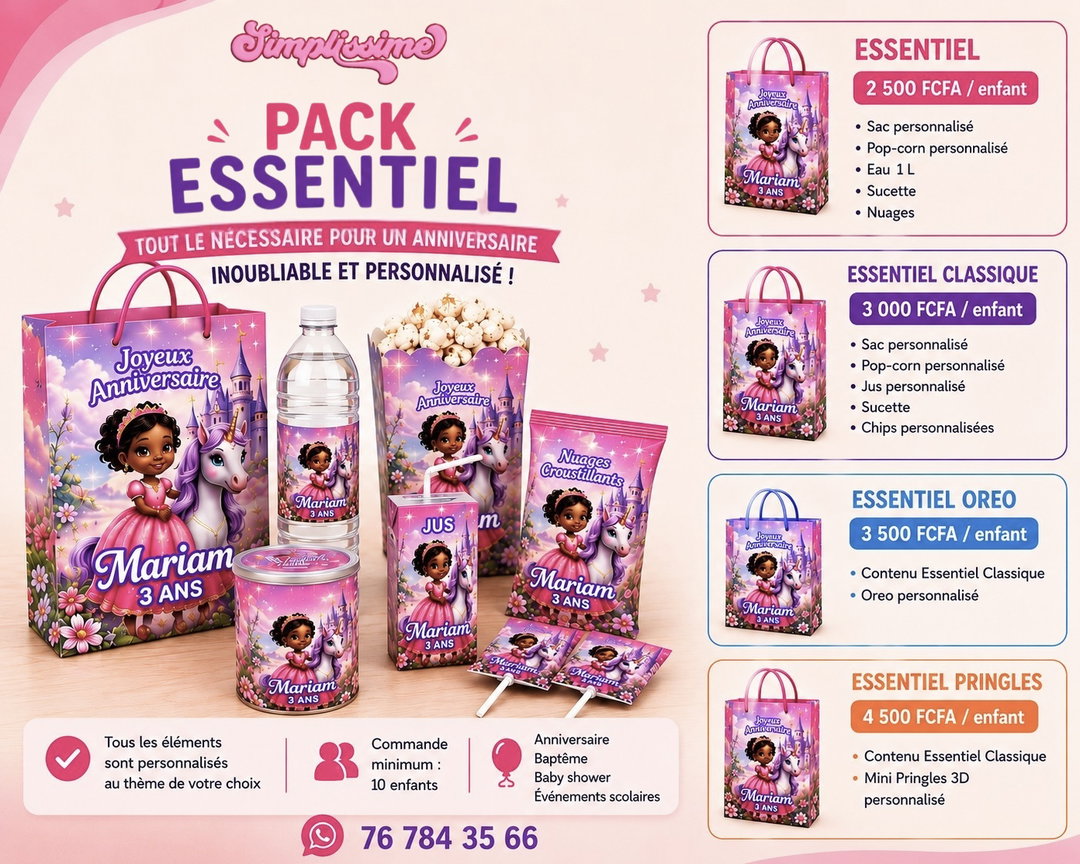 Packs essentiel