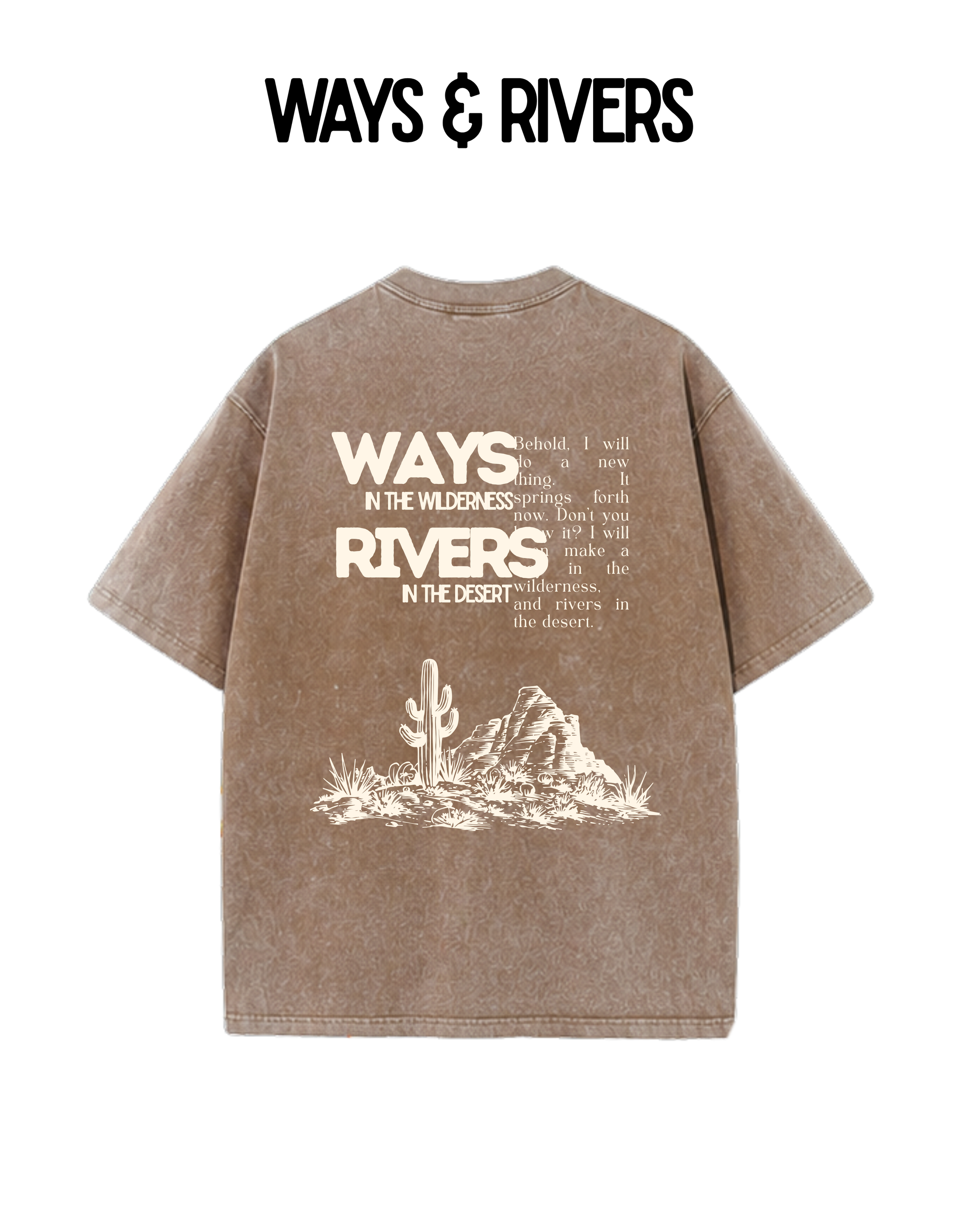 Ways & Rivers | T-Shirt | Oversized Fit_2