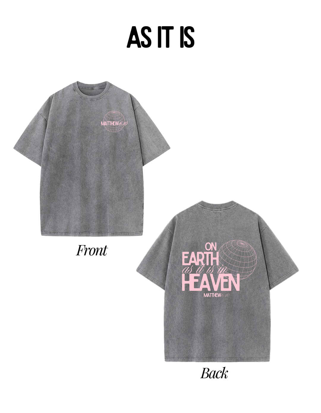 As It Is | T-Shirt | Oversized Fit