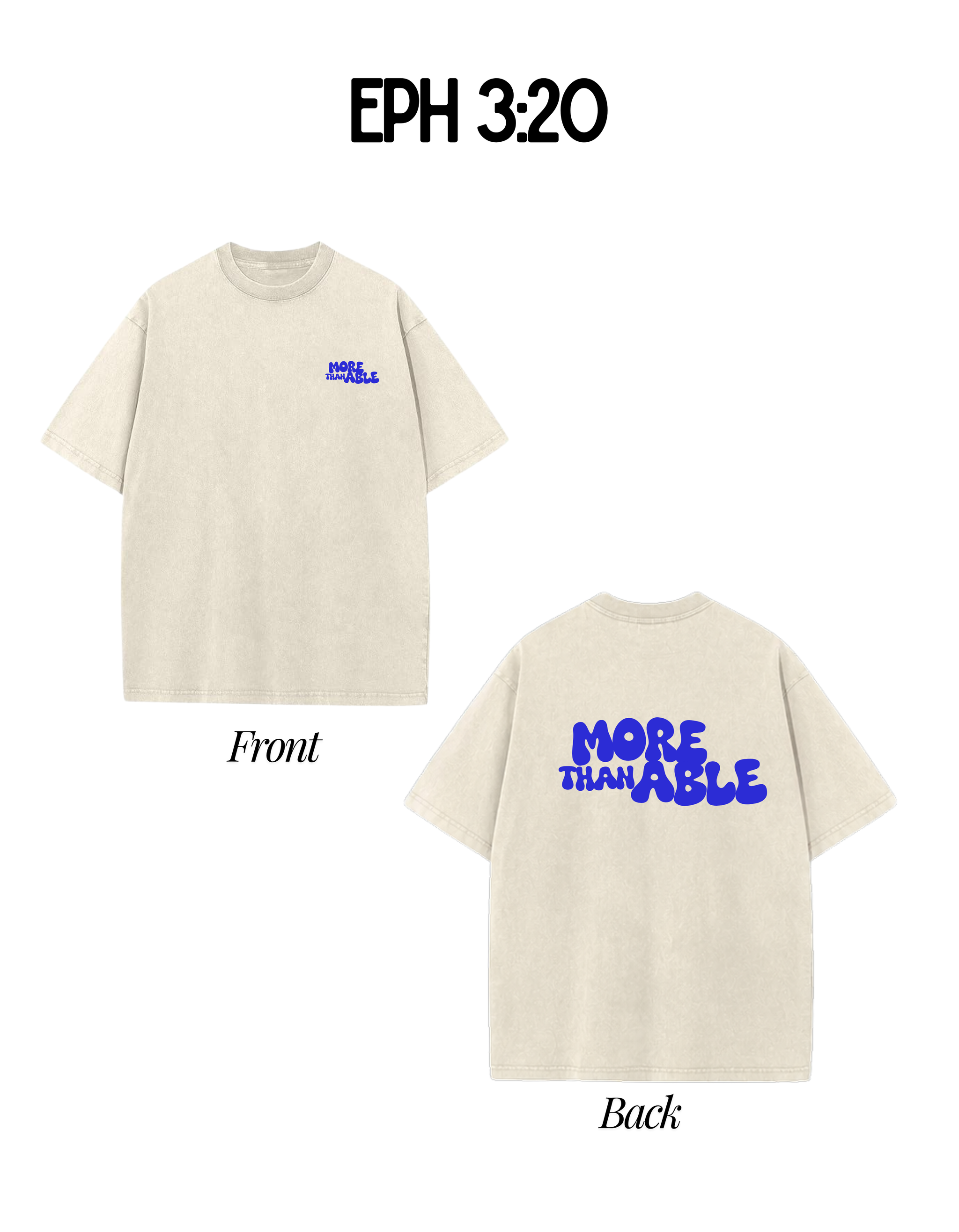 Eph 3:20 | T-Shirt | Oversized Fit_0