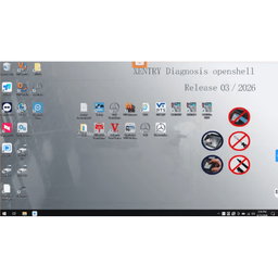 MB Xentry OpenShell Vediamo/DTS/HTT/Coding Software V2026.06 Remotely installation