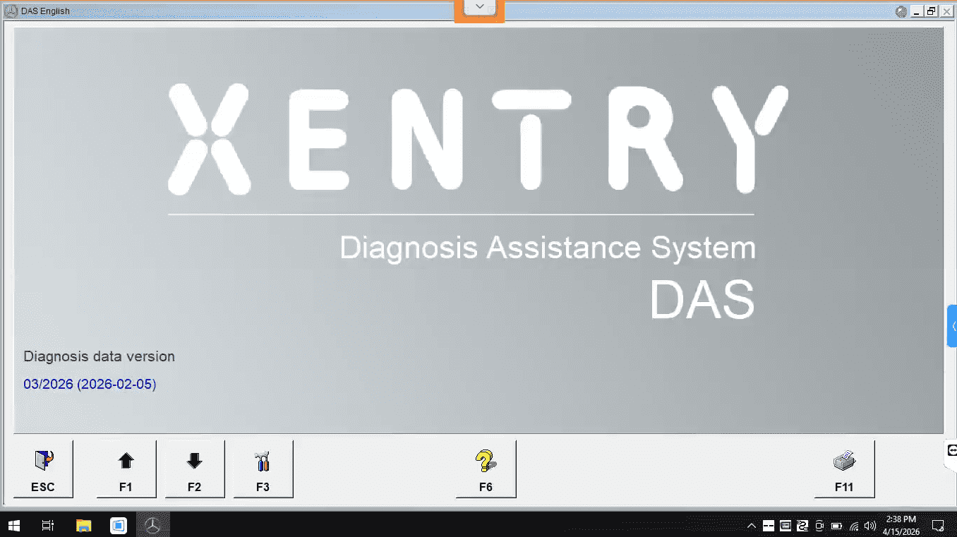 MB Xentry OpenShell Vediamo/DTS/HTT/Coding Software V2026.06 Remotely installation_3