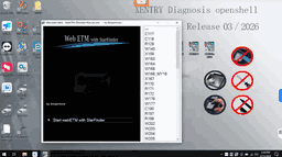 MB Xentry OpenShell Vediamo/DTS/HTT/Coding Software V2026.06 Remotely installation