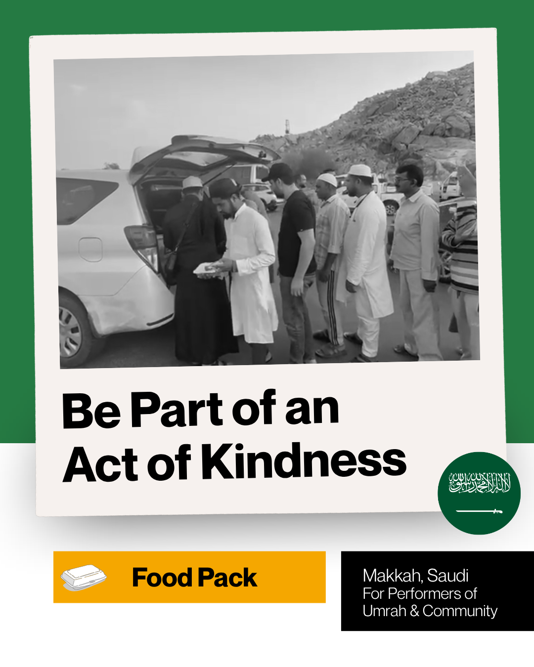 Makkah Food Distribution ❤️‍🩹🇸🇦
