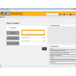 JCB PartsPlus+ Electronic Parts Catalog v2 With Service Manuals