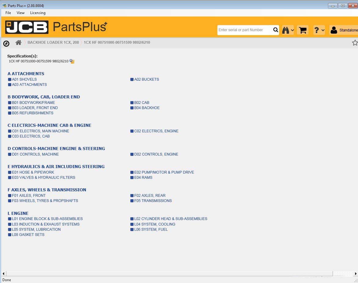 JCB PartsPlus+ Electronic Parts Catalog v2 With Service Manuals_4