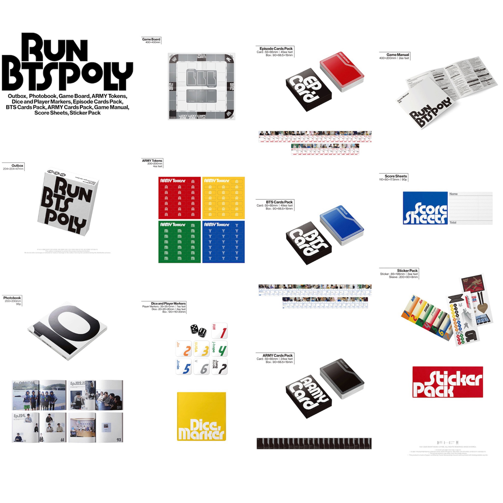 BTS -Run Poly Highlight Package_1