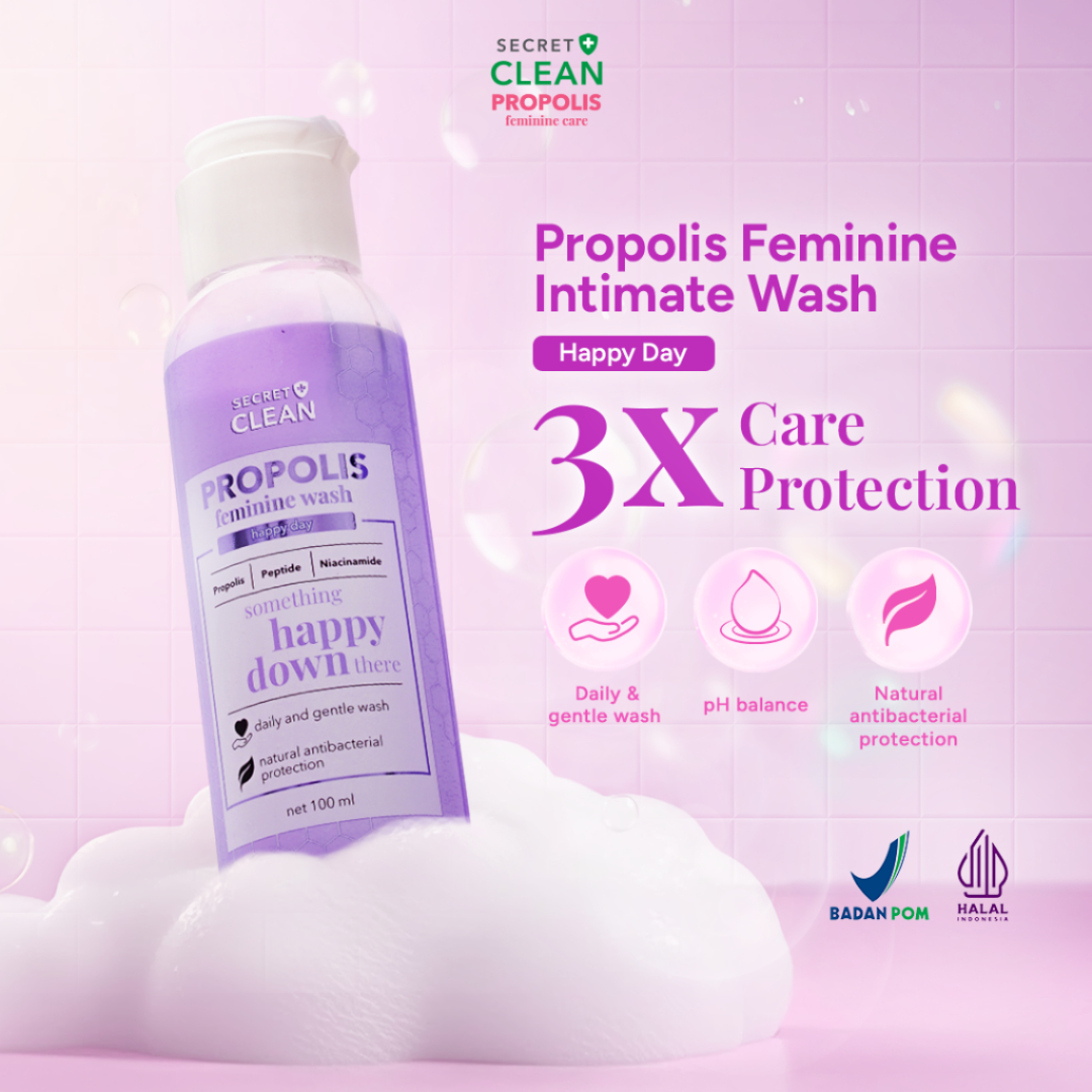 SECRET CLEAN Propolis Feminine Wash 100ml_3