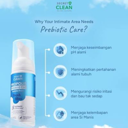 SECRET CLEAN Propolis Prebiotic Feminine Foam 60ml 