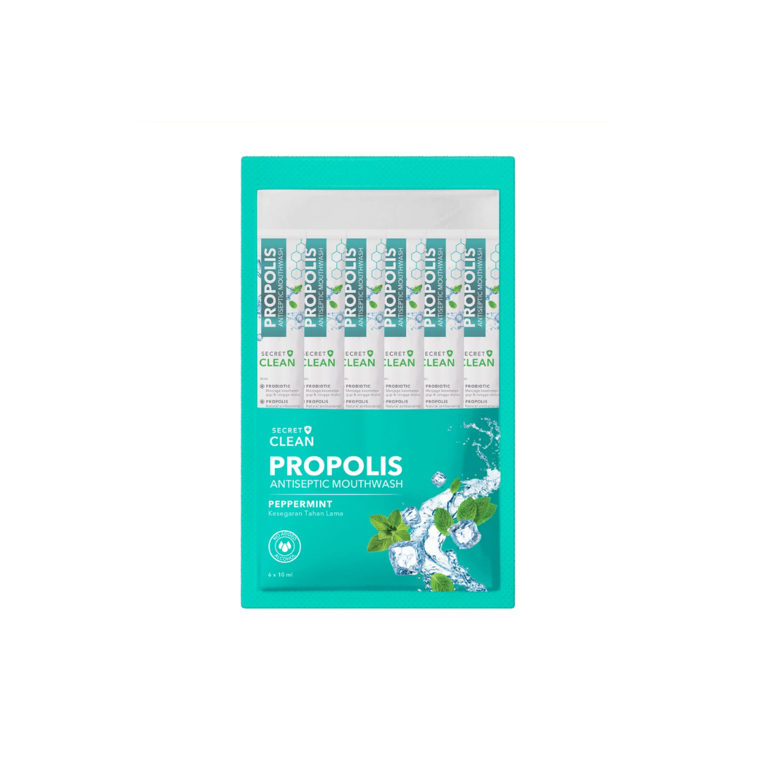 SECRET CLEAN Propolis Mouth Wash 6x10ml_1