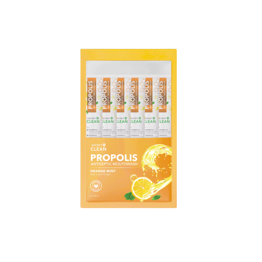 SECRET CLEAN Propolis Mouth Wash 6x10ml