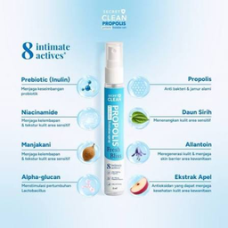 SECRET CLEAN Propolis Prebiotic Feminine Spray 8ml