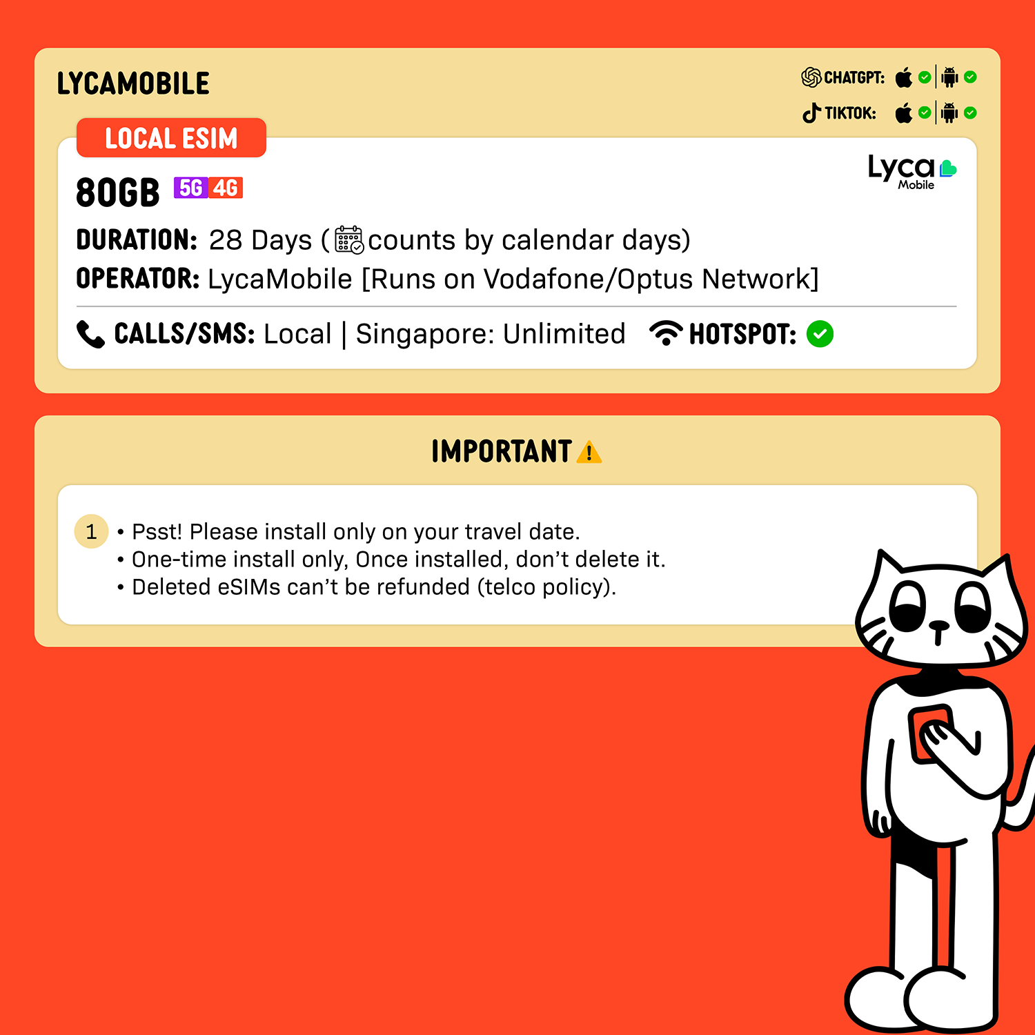 SIMPLY Australia eSIM | 28 Days | 80GB + Unlimited Calls | Local eSIM | Registration Required_2