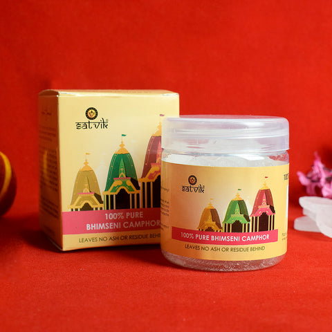 100% Pure & Premium Bhimseni Camphor - 50 Grams