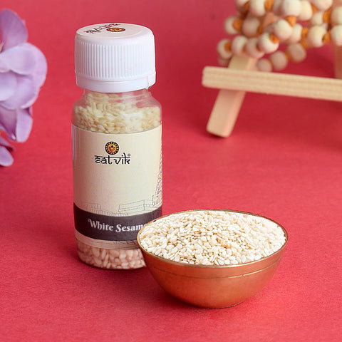 White Sesame Seeds (Safed Till) for Pooja - 20 Gram_0