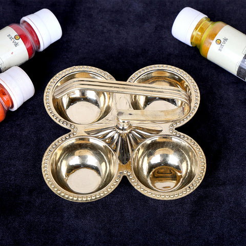 Traditional Designer Brass Chaumukh