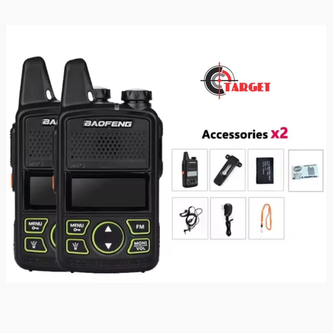 Baofeng T1 MINI Walkie Talkies (2 Walkie Talkies )