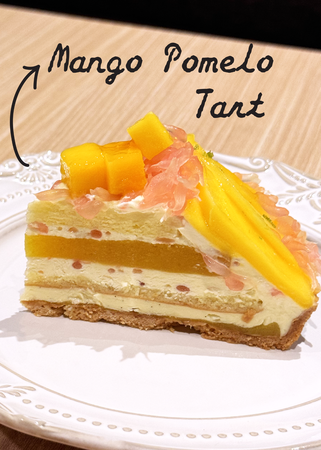 GIN GIN - Mango Pomelo Tart