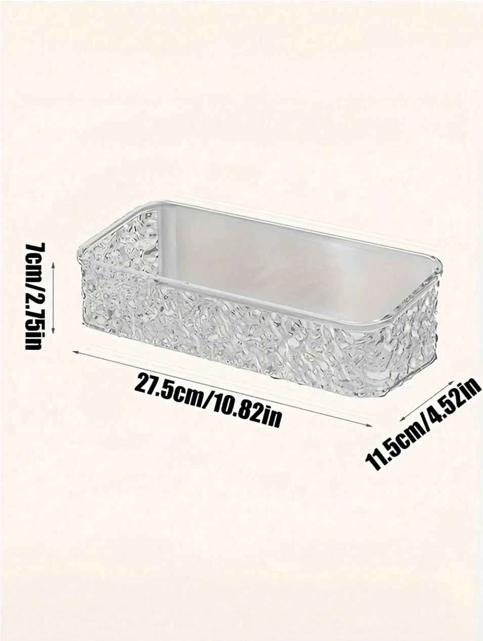 Straight Acrylic Bathroom Shelf _5