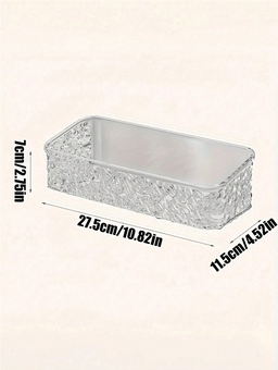 Straight Acrylic Bathroom Shelf 