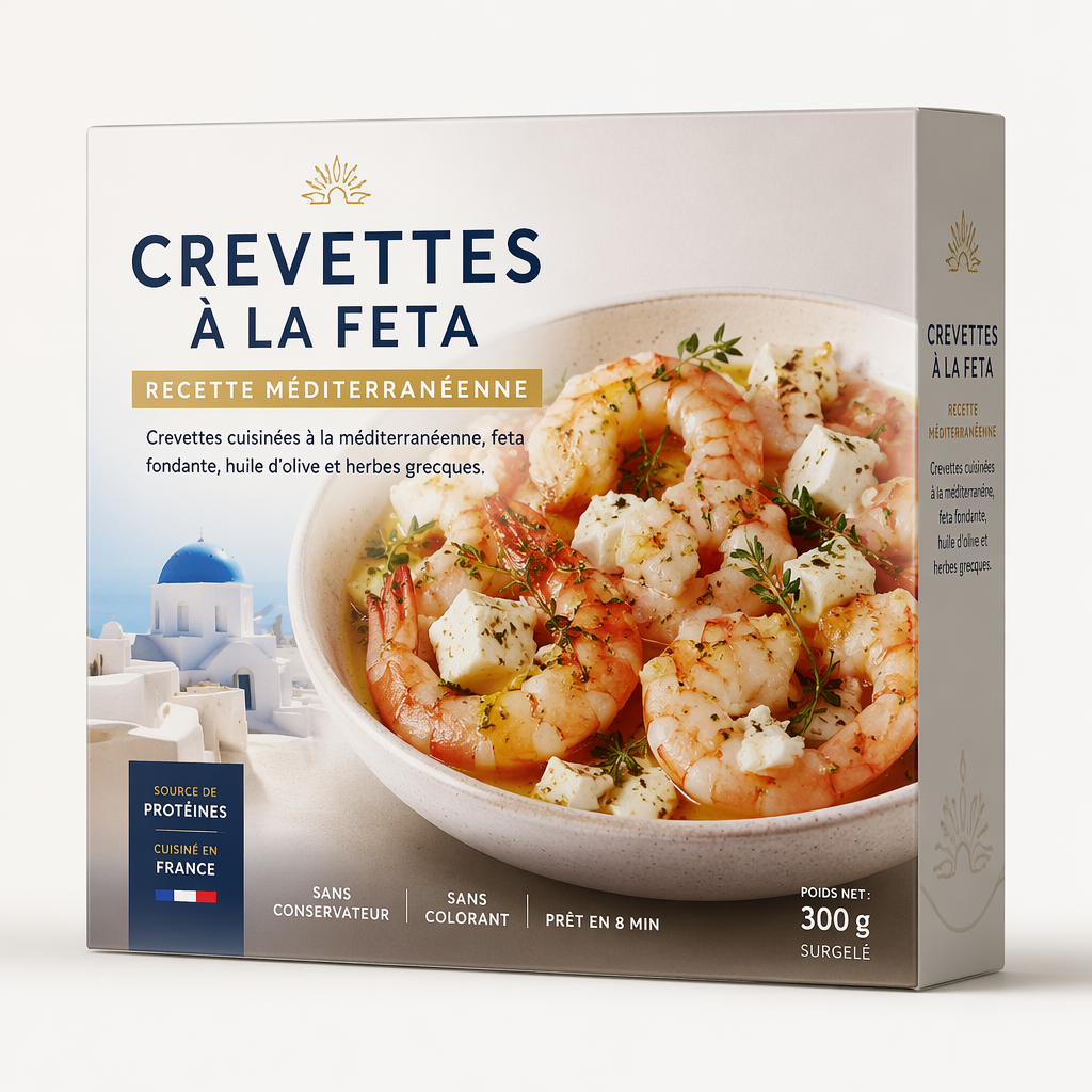 Crevettes à la feta_0
