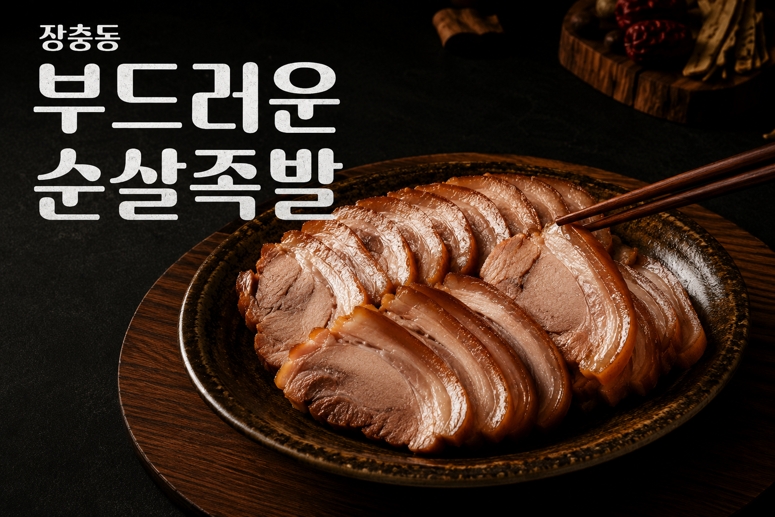 [Jeju Pork] Boneless Braised Pork Trotters 장충동 순살족발