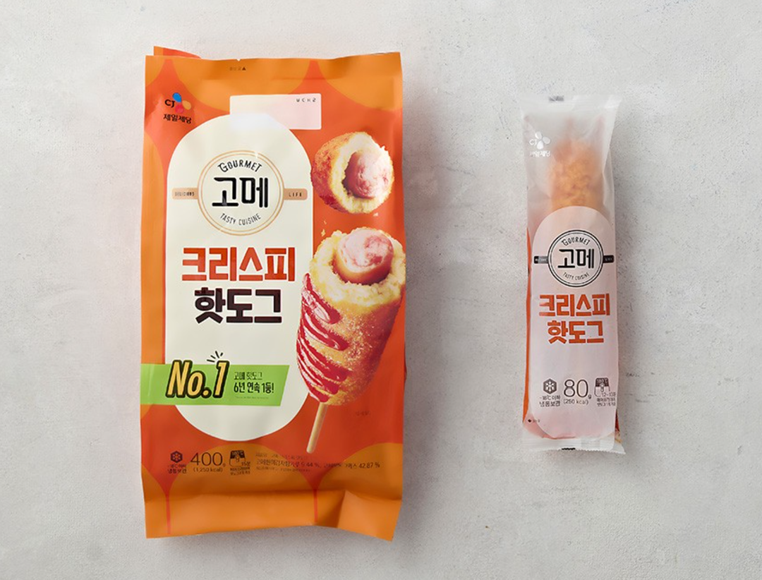 Crispy Hotdog 씨제이 고메 크리스피 핫도그