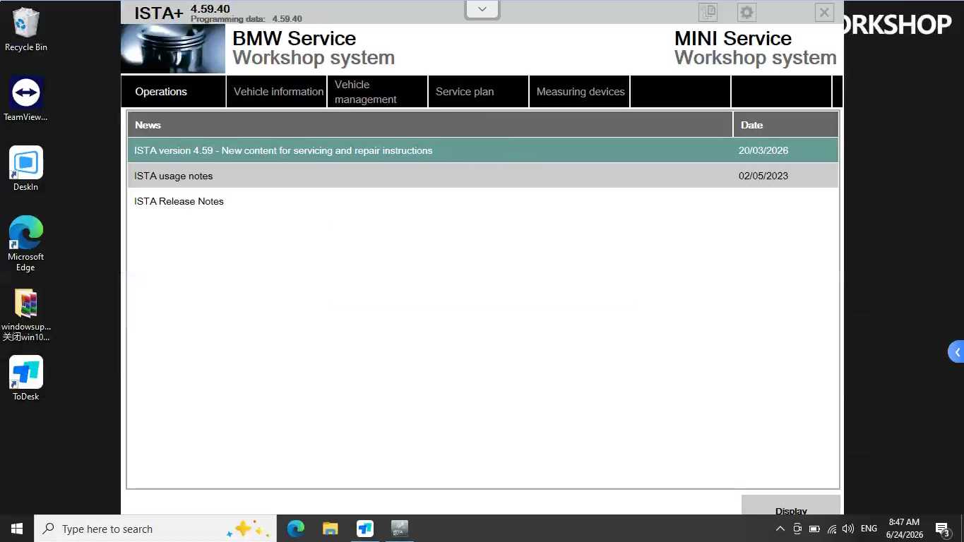  BM-W ICOM ISTA-P NEXT ETK E-SYS Diagnosis and Programming V2026.06_5