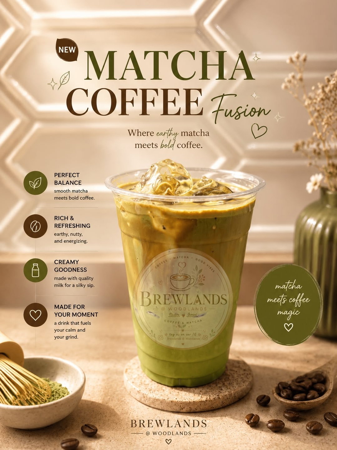 Matcha Coffee Fusion