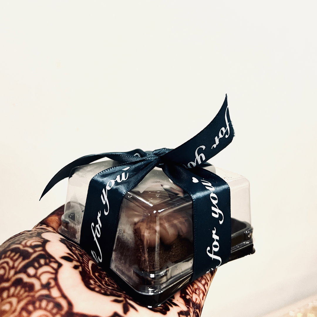 Mini Single Clear Box: Fudgy Brownies (+ packaging box)